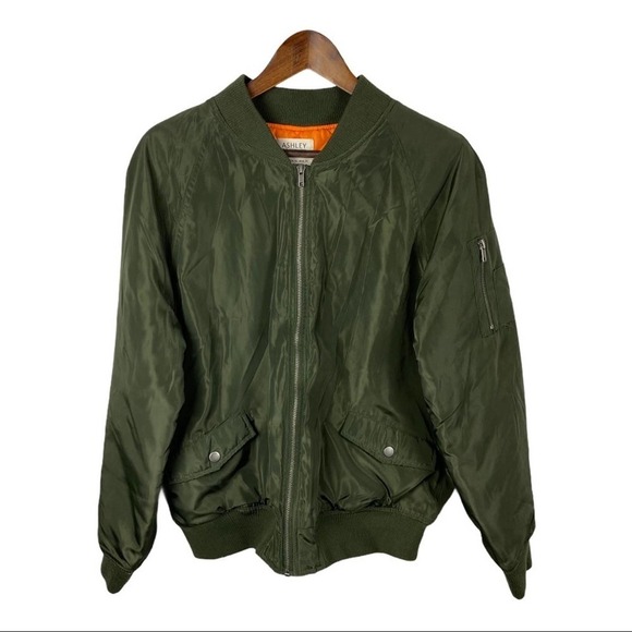 Ashley By 26 International Jackets & Blazers - Ashley By 26 Green Bomber Jacket